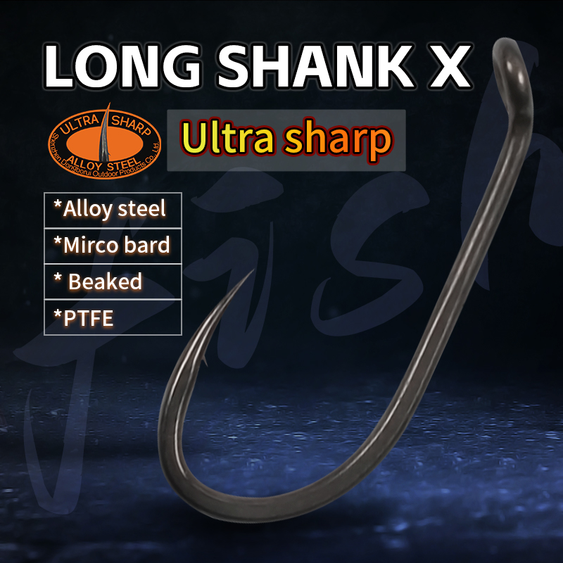 10pcs Carp Fishing Hook Long S - Fishing Hook Assortment ulasan dan harga