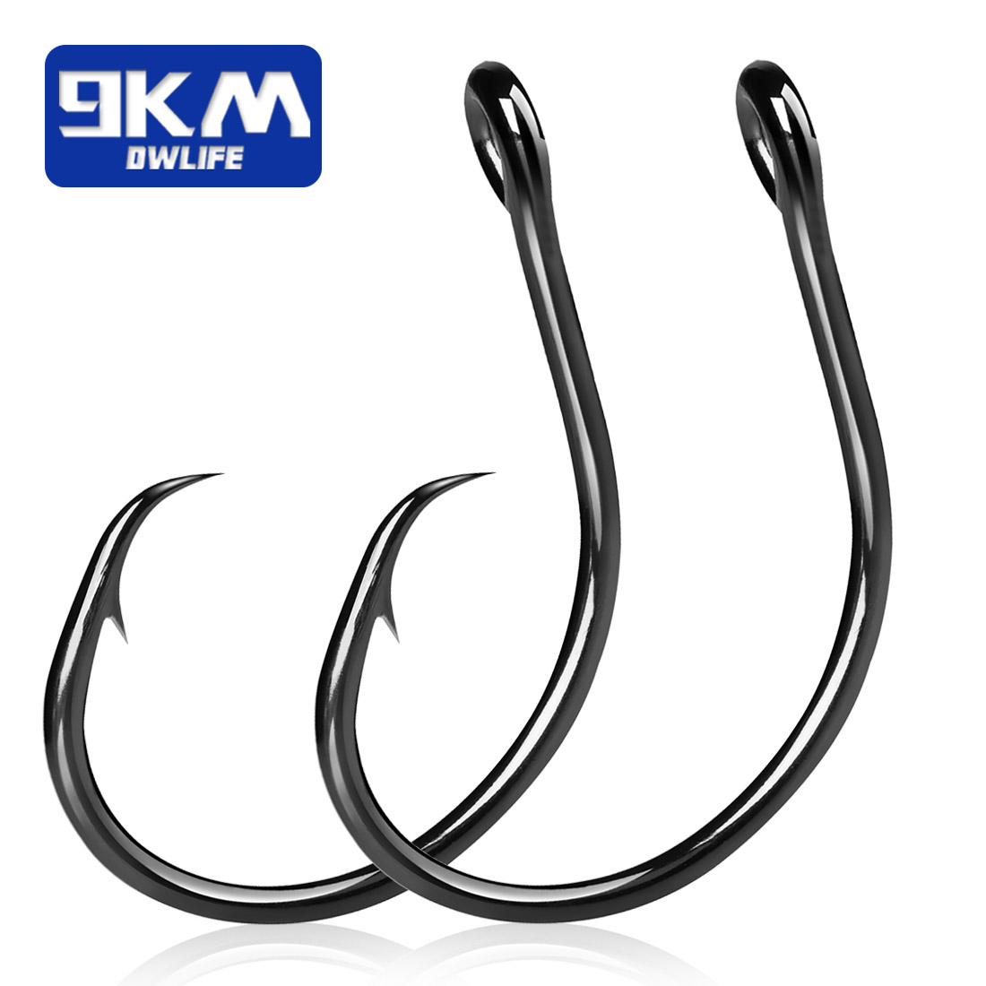 9KM 25-50Pcs Inline Wide Gap C - Fishing Hook Offset ulasan dan harga