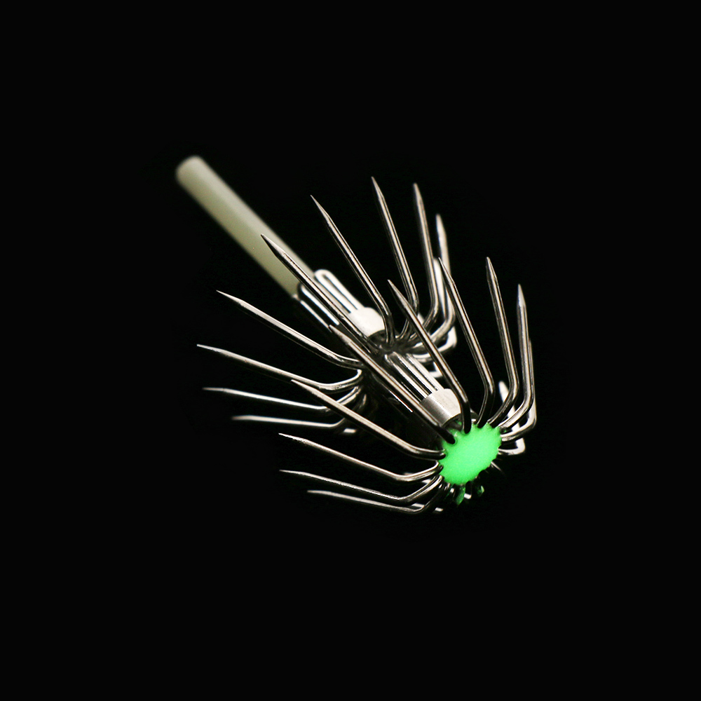 5Pcs Stainless Steel Double La - Fishing Hook Assortment ulasan dan harga