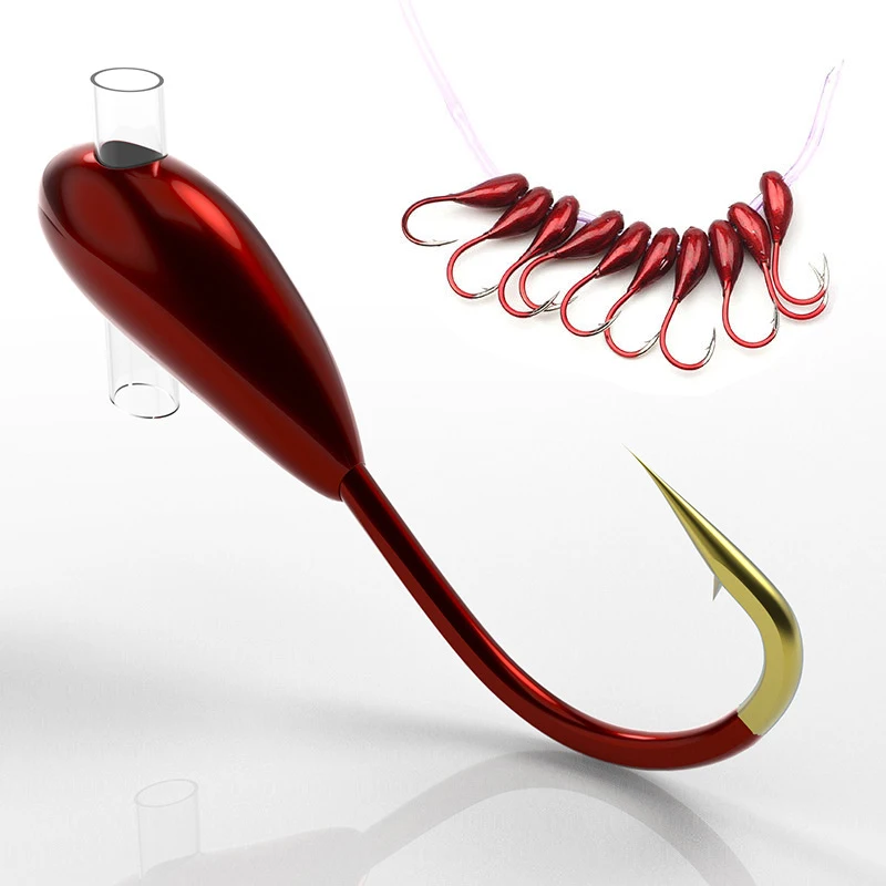 10/20PCS Winter Ice Fishing Ho - Fishing Hook Assortment ulasan dan harga
