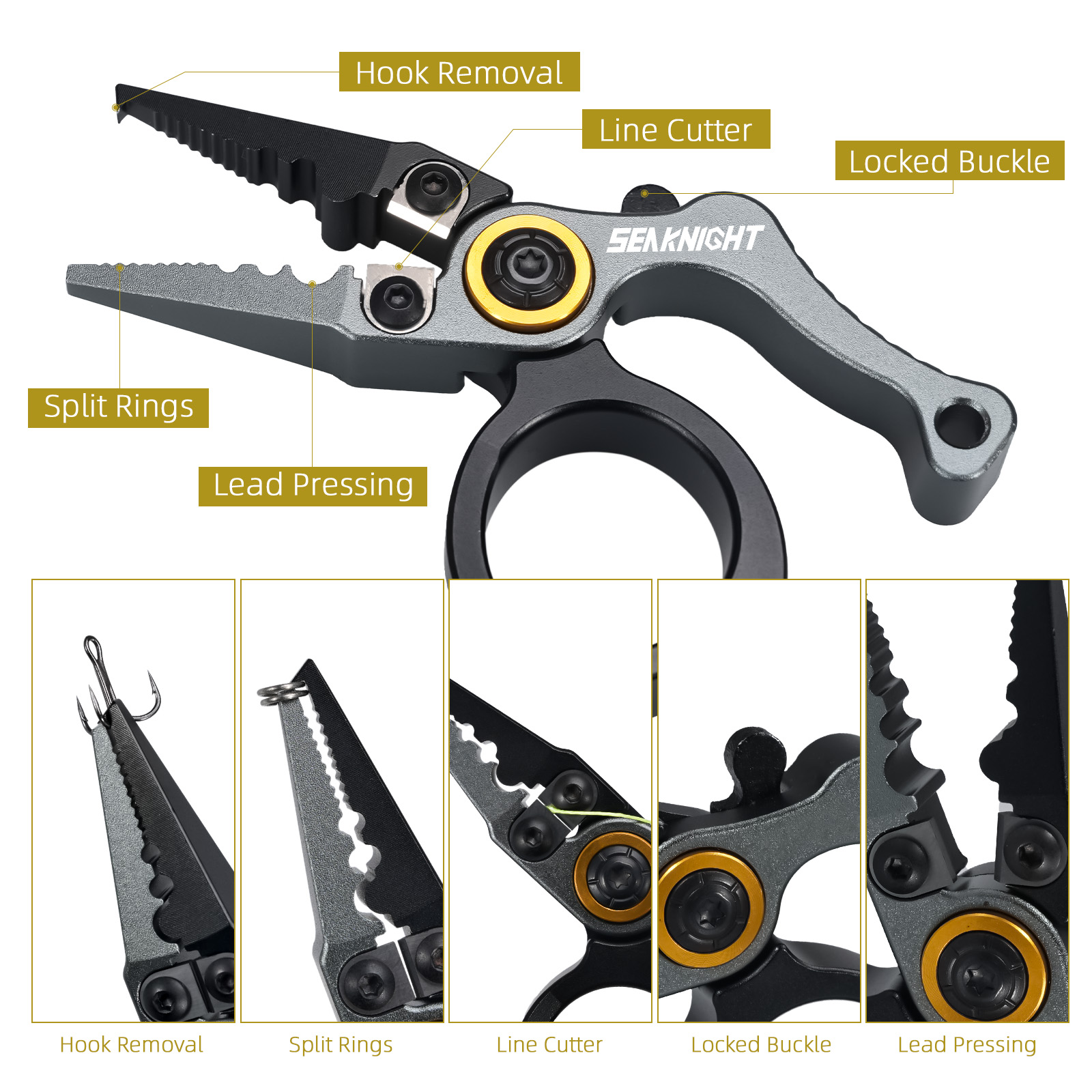 SeaKnight Brand Fishing Pliers - Fishing Hook Sharpener ulasan dan harga