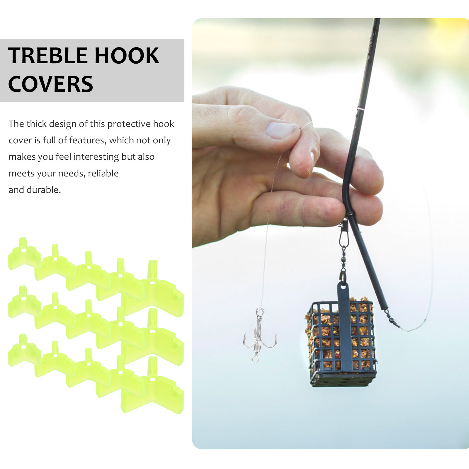 100 Pcs Treble Hook Bonnets Pr - Fishing Hook Treble ulasan dan harga