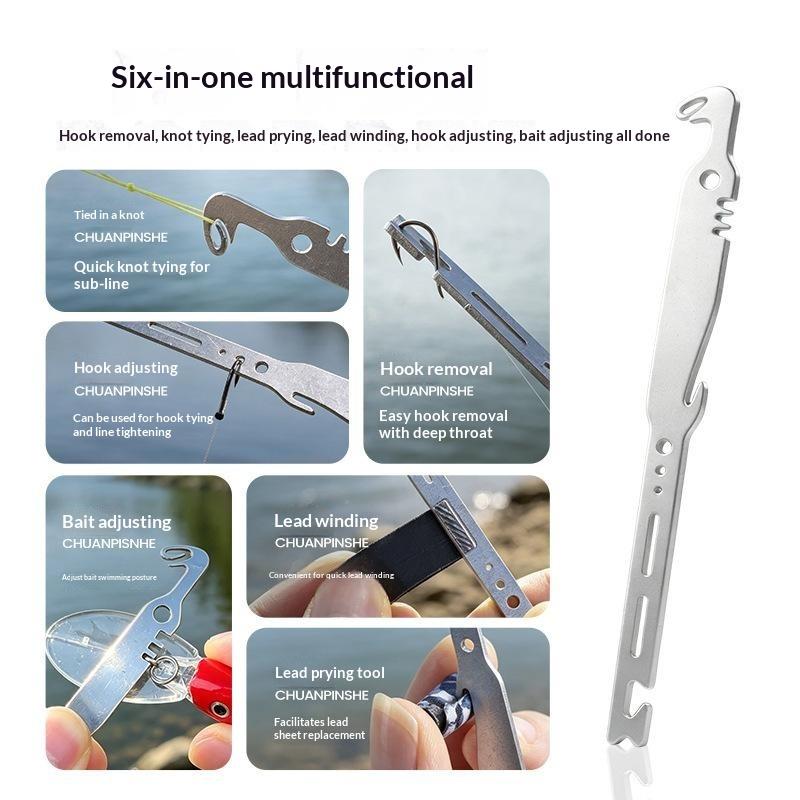 Hot Sale 6 In 1 Stainless Stee - Fishing Hook Remover ulasan dan harga