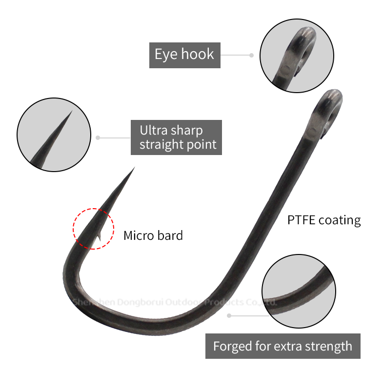 10pcs Carp Fishing Hook Straig - Fishing Hook Assortment ulasan dan harga