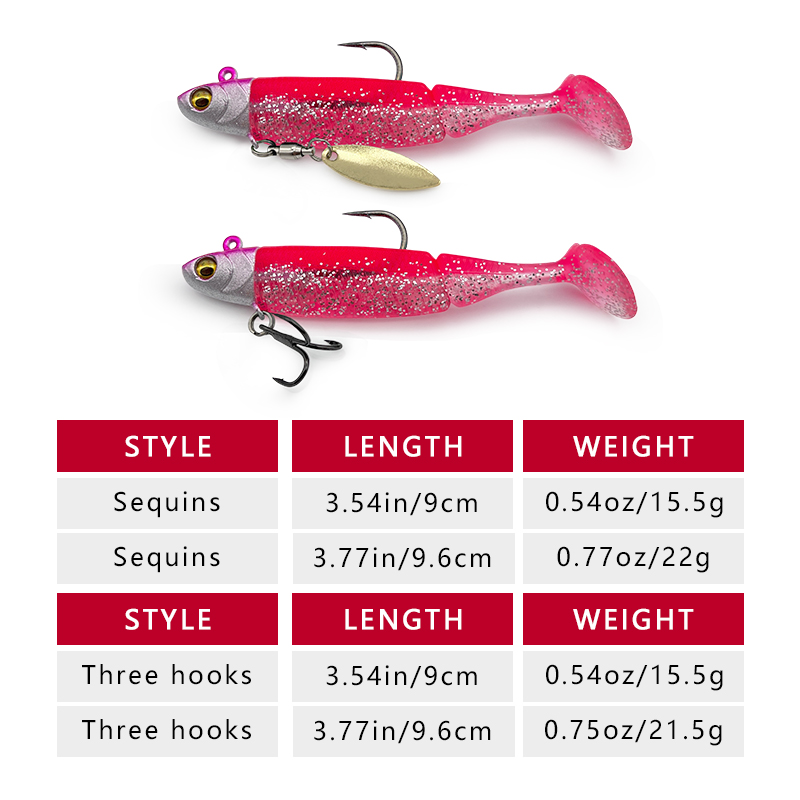 6Pcs Lead-Coated Fishing Lures - Fishing Hook Treble ulasan dan harga